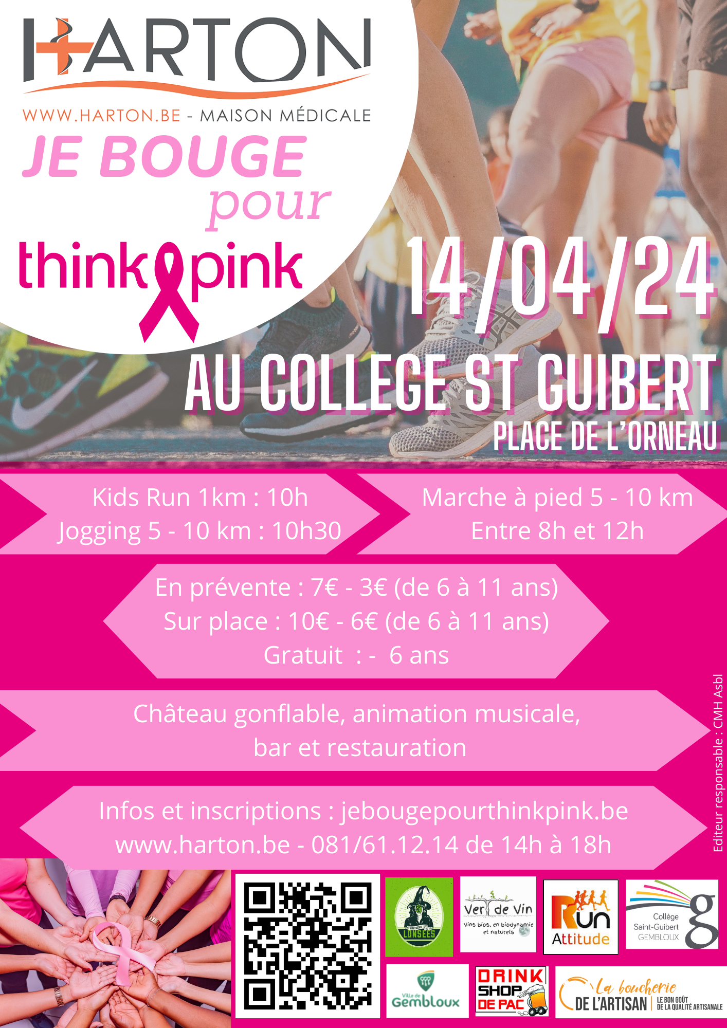 Je Bouge Pour Think Pink Marche Et Jogging Harton